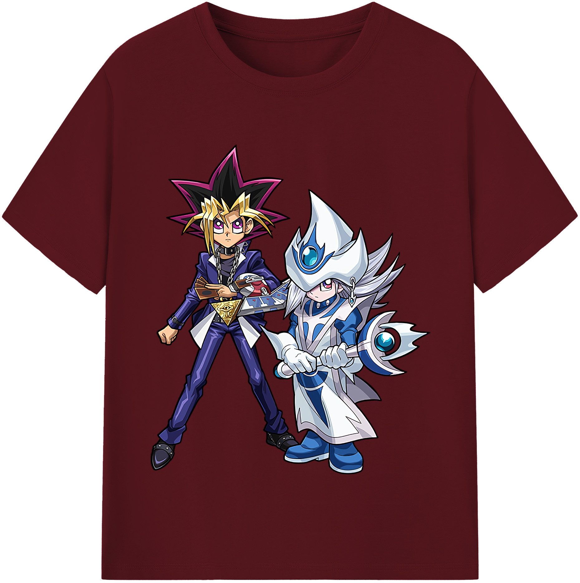 （画像用） 遊☆戯☆王 Yu-Gi-Oh! 綿100％半袖Tシャツ（フロントプリント）